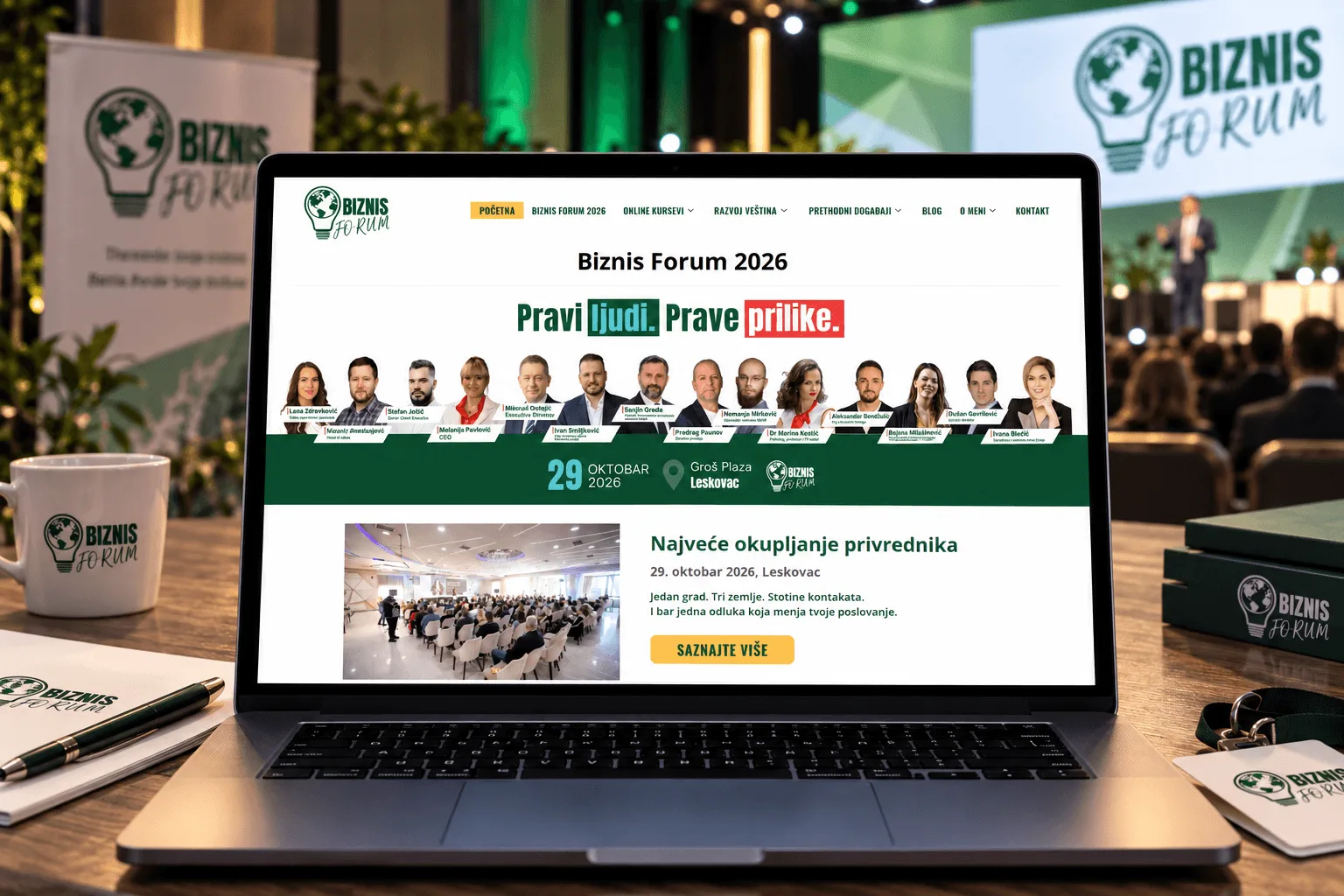 Biznis Forum — website preview
