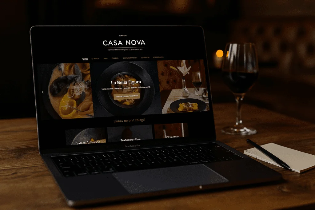 Casanova — website preview