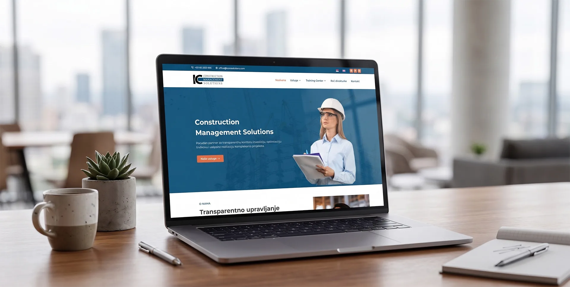 ICCM Solutions — website preview